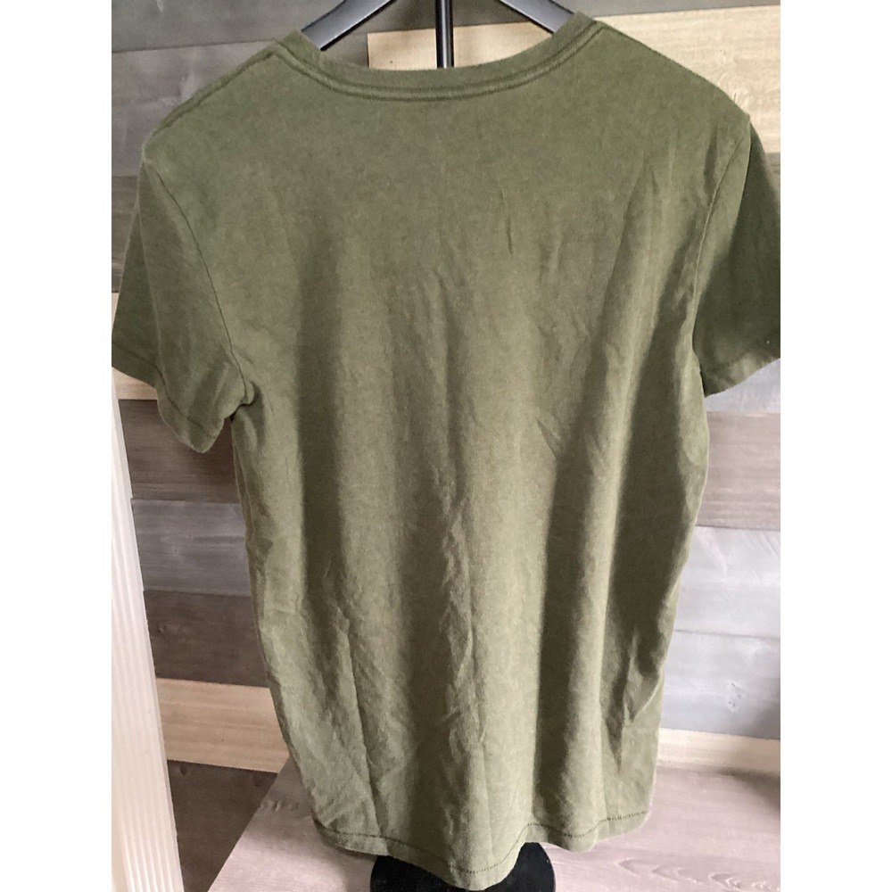 American Eagle Mens Seriously Soft Khaki Tan Short Sleeve Crewneck T-Shirt S - Picture 5 of 5